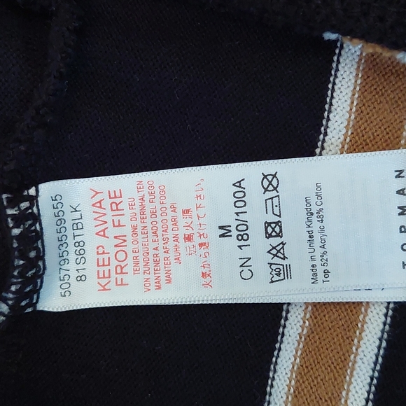 TOPMAN Knited Short Sleeves M - Picture 4 of 4